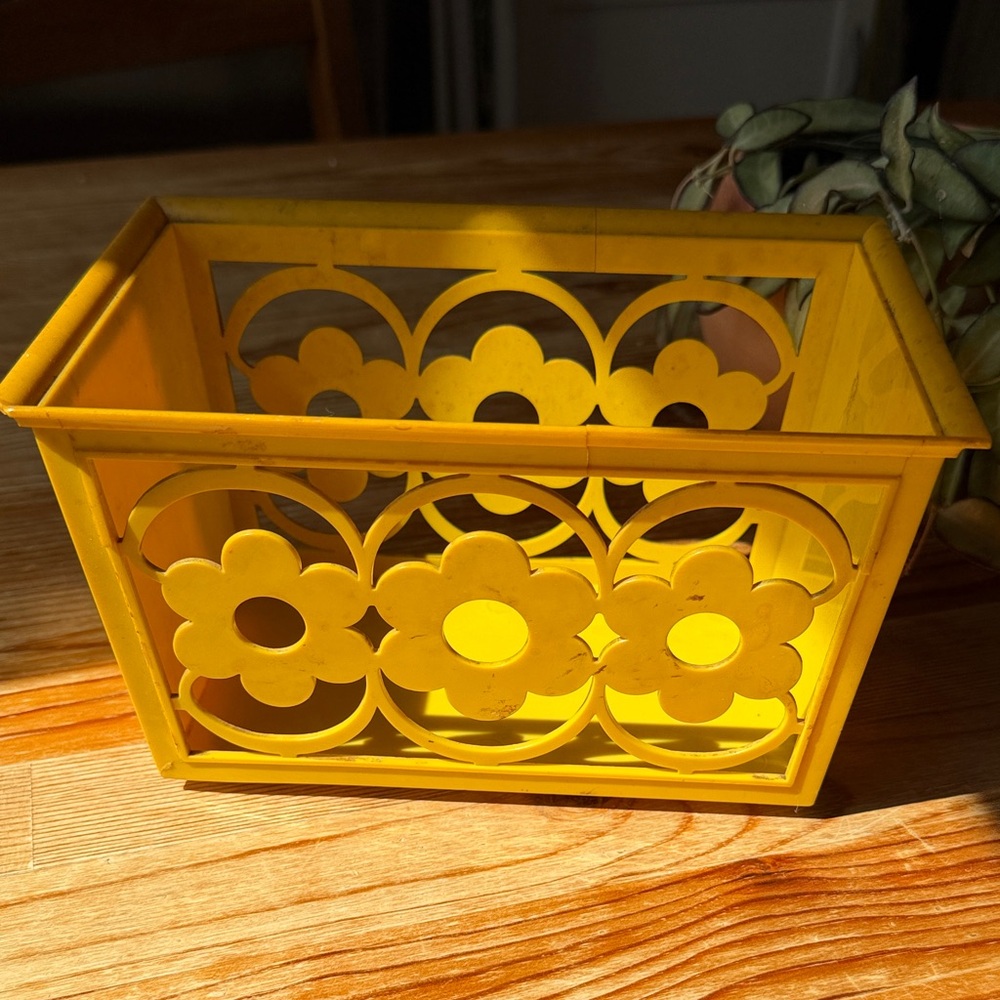 Vintage Flower Basket